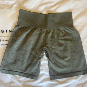 NVGTN Forest Green Biker Shorts